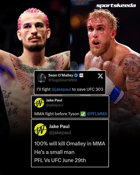 Sean O'Malley Responds to UFC Rival’s 'Jake Paul Route' .
